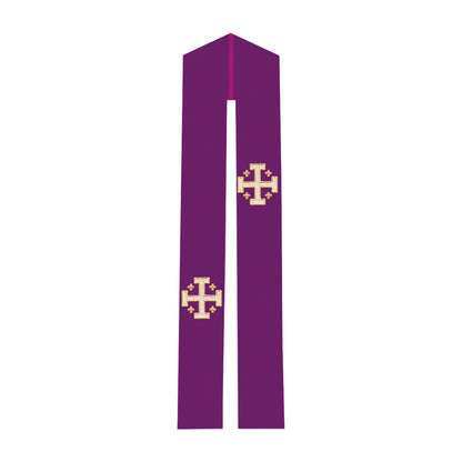 Jerusalem Cross Overlay or Deacon Stole