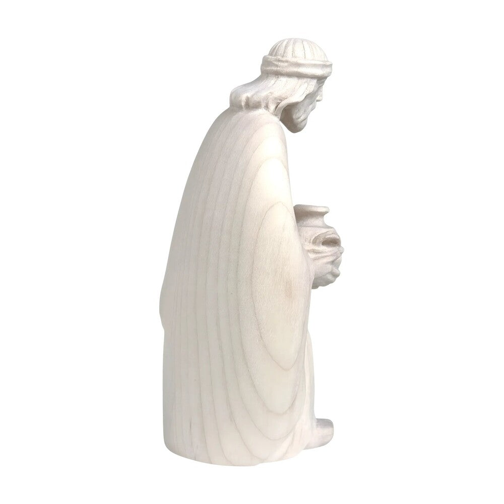 Shepherd with Vase in Maple Wood