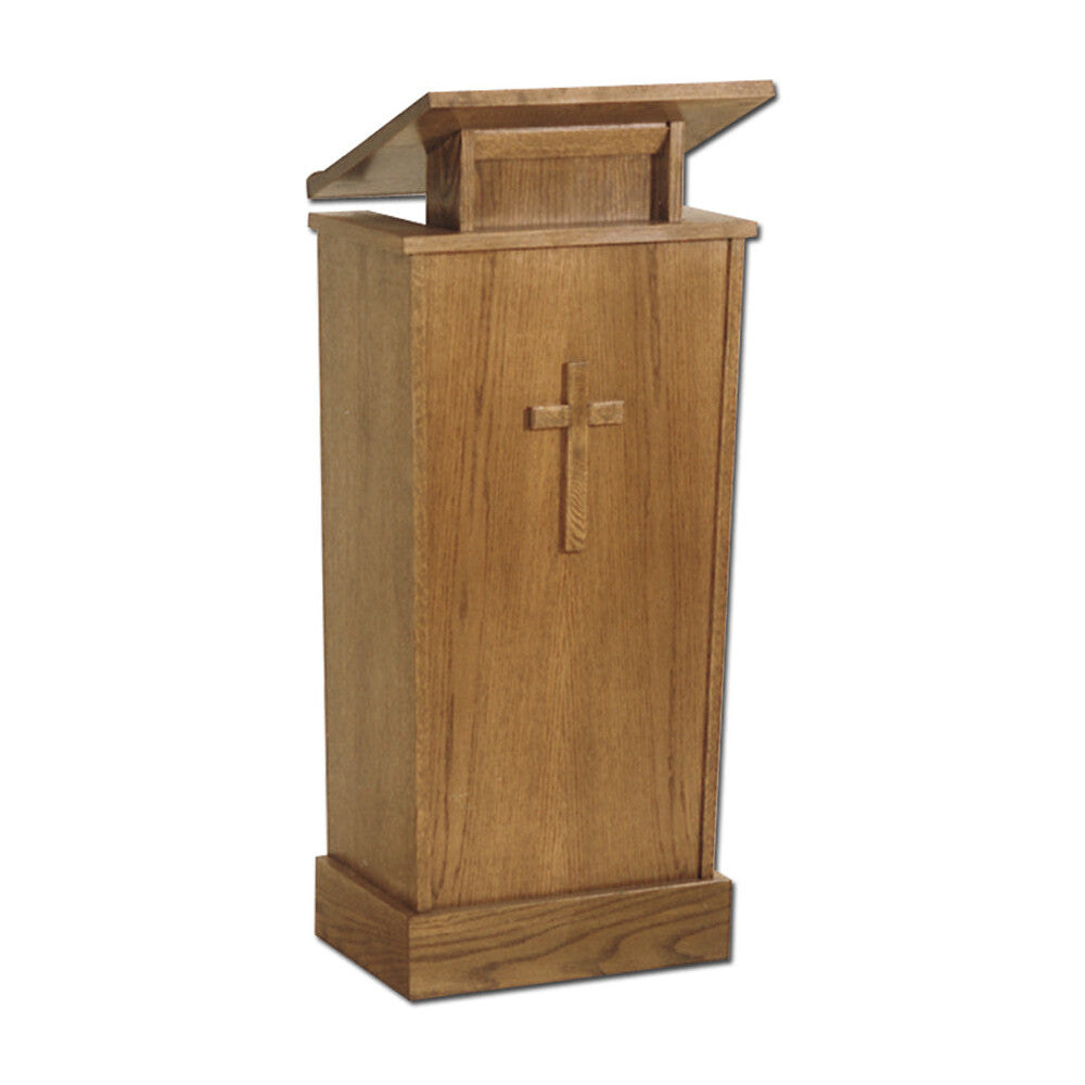 Adjustable Oak Lectern, Style WR327