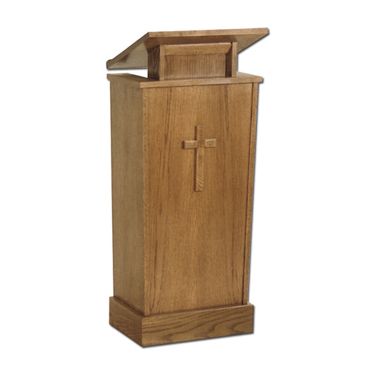 Adjustable Oak Lectern, Style WR327
