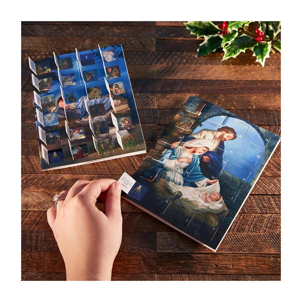 Advent Calendar Greeting Card - Come Let Us Adore Him