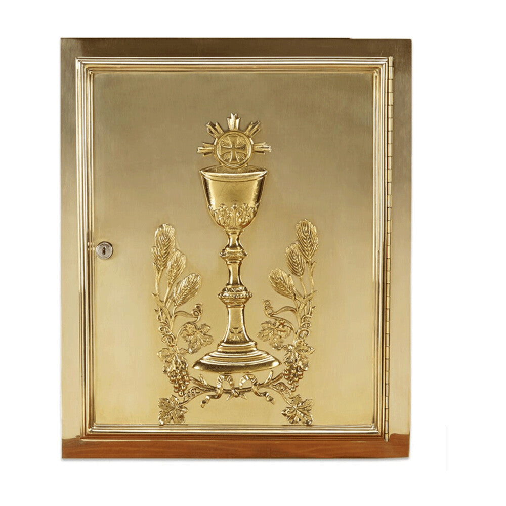 Chalice & Host Brass Tabernacle