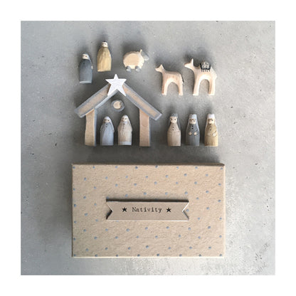 Natural Little Boxed Nativity Set
