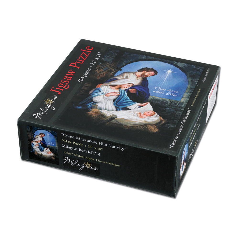 Jigsaw Puzzle - "Come Let Us Adore Him"