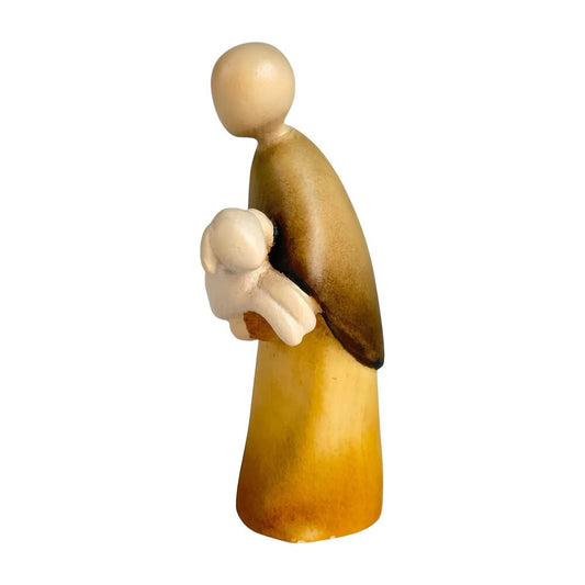 Shepherd boy with Lamb - Maple Wood