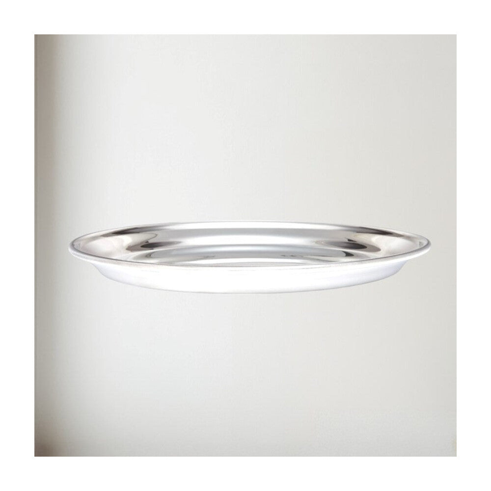Large 300mm Round Pewter Tray