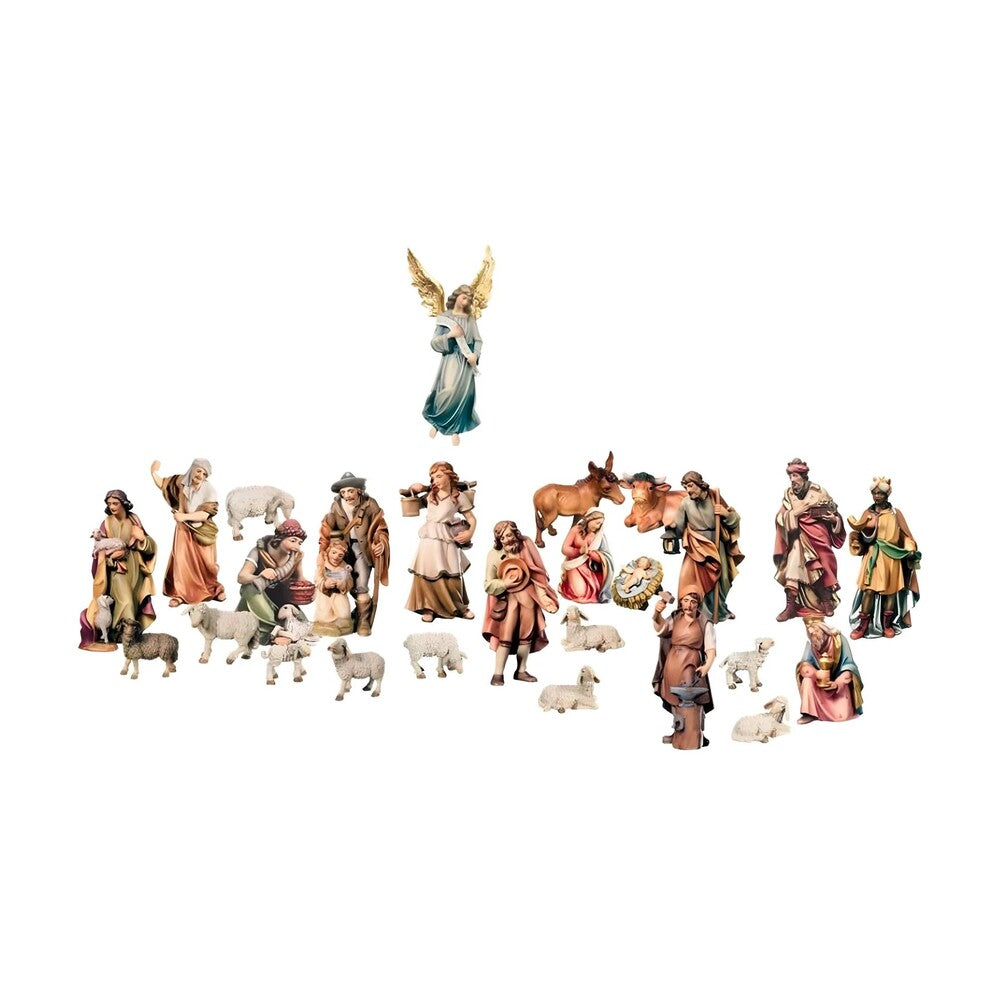 Complete 26pc Nativity Scene Without Stable