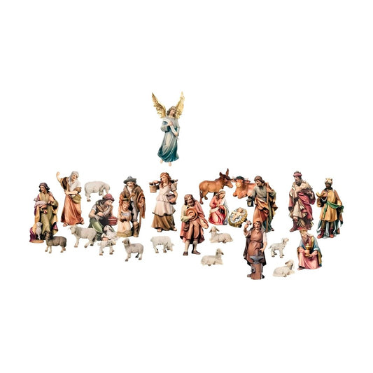 Complete 26pc Nativity Scene Without Stable
