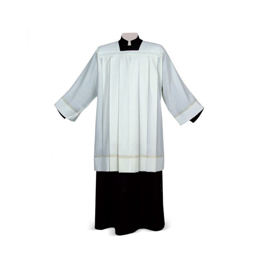 Finto Gigliuccio Ivory Cotta with Single Embroidered Band