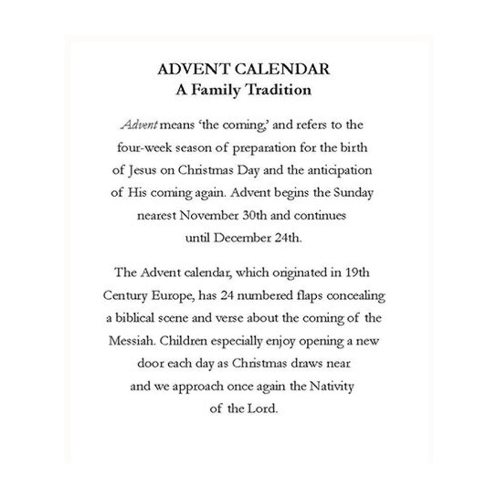 Joy to the World Advent Calendar