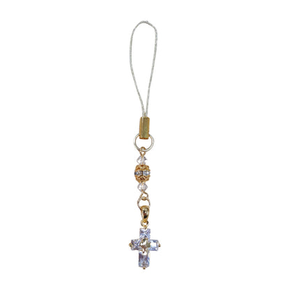 Crystal Cross Mobile Phone Accessory