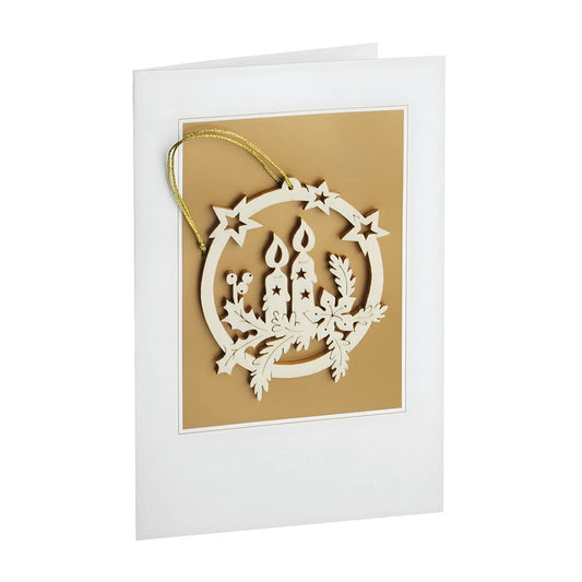 Candle Christmas Card