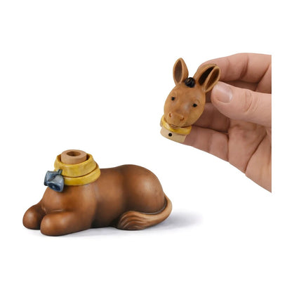 Crouching Donkey - Maple Wood