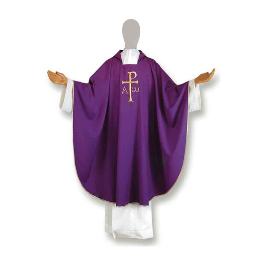 Pure Wool Concelebration Chasuble - Available in 4 Liturgical Colours