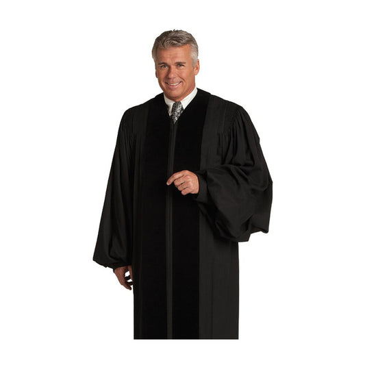 Black John Wesley Pulpit Robe