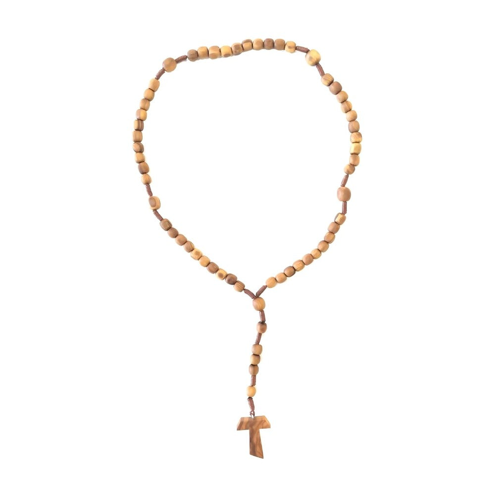 Wooden Rosary in Olive wood 14 inch