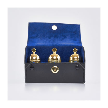Brass Oil Stock with Tray & Base