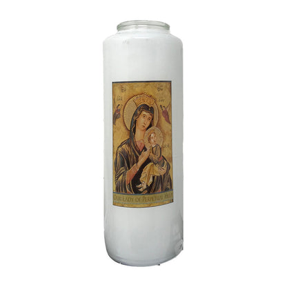 6 Day Our Lady of Perpetual Help Glass Devotional Light