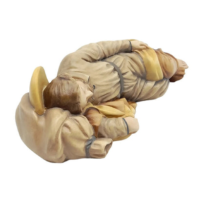 Sleeping St. Joseph Sculpture in Val Gardena Wood Dolfi