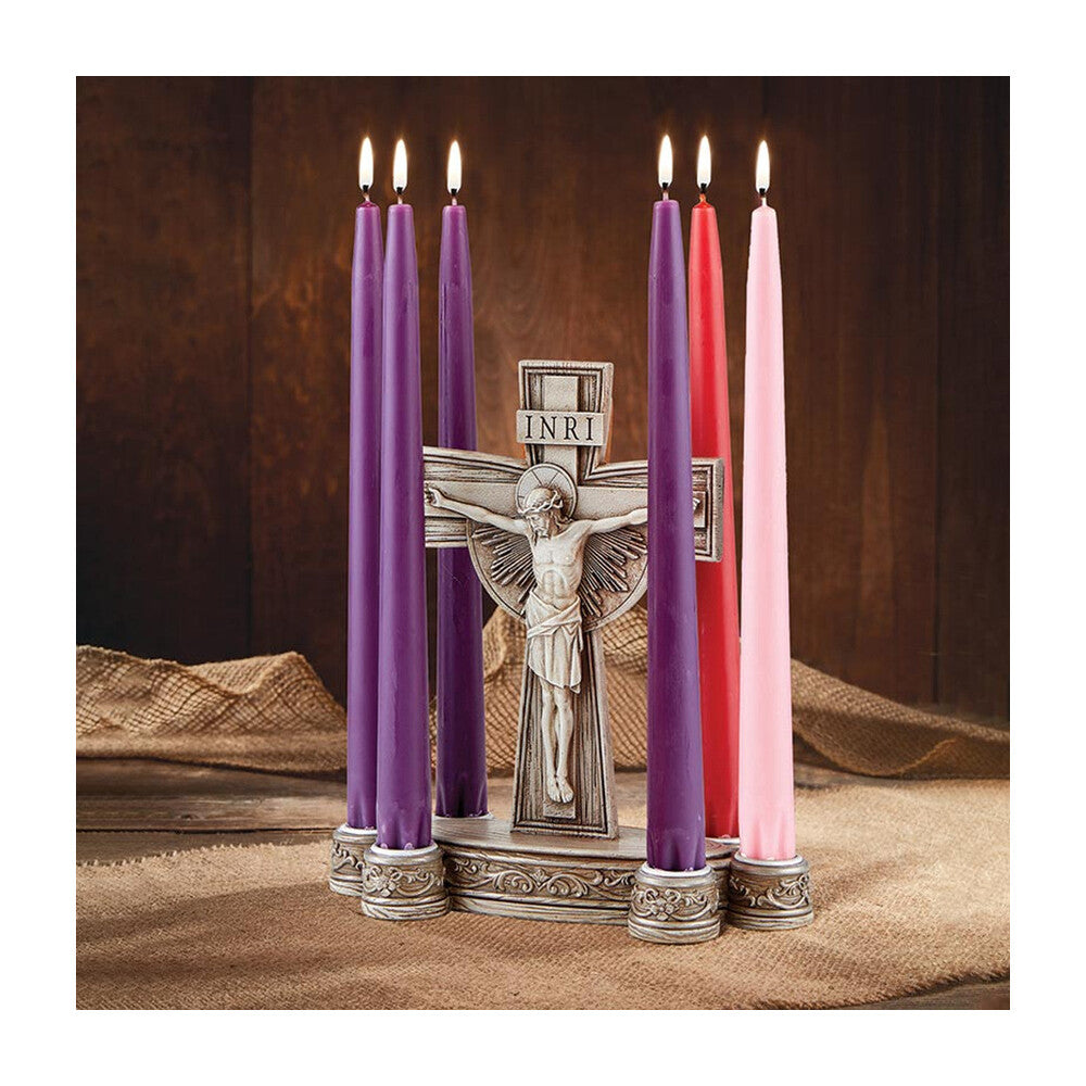 Crucifix Lenten Candleholder