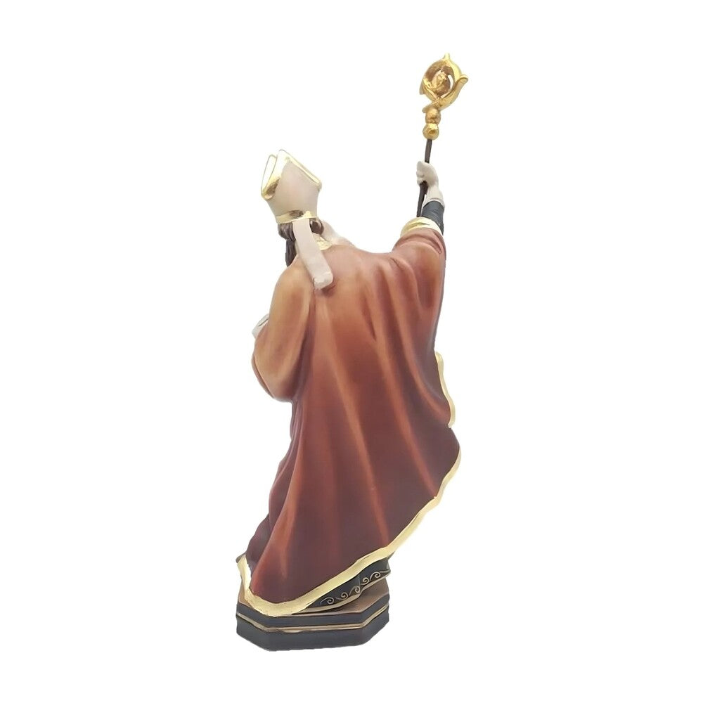Sculpture Saint Conrad Bishop with Crozier and Lamb