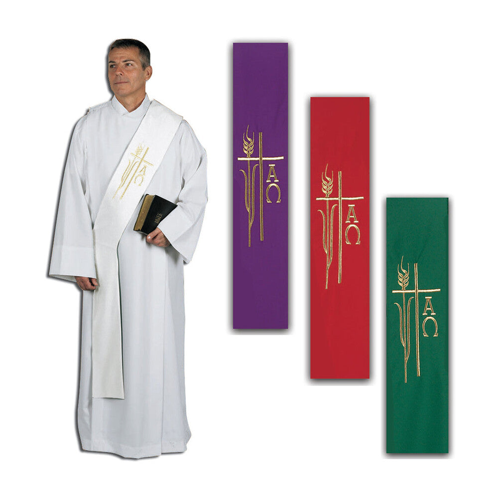 Alpha Omega Deacon Stole