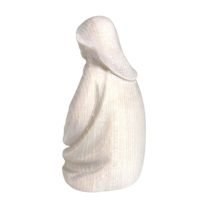 Kneeling Mary in Maple Wood