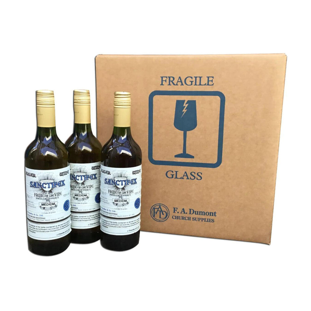 Medium Golden Sanctifex Communion Wine - Single Bottles or Case of 12