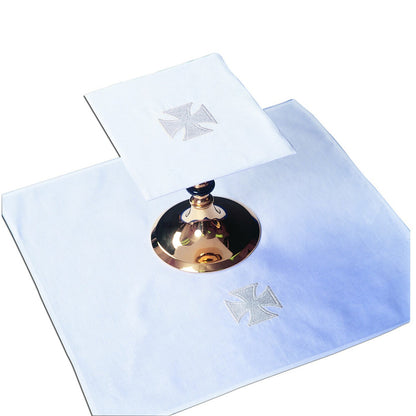 Maltese Cross Design Mass Linens