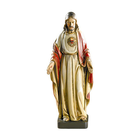 8" High Sacred Heart Statue