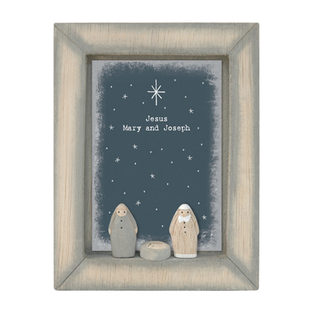 Box Frame - Jesus, Mary & Joseph