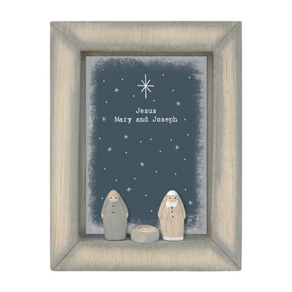 Box Frame - Jesus, Mary & Joseph