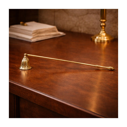 Brass Candle Snuffer with Long Handle – 14"