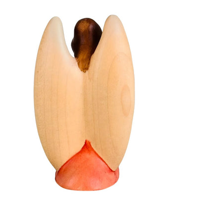 Guardian Angel with Child Hand-carved in Maple Wood