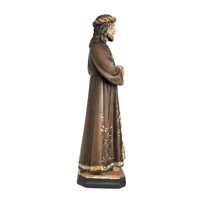 Statue Christ Jesus of Medinaceli Hand Carved in Wood from Val Gardena
