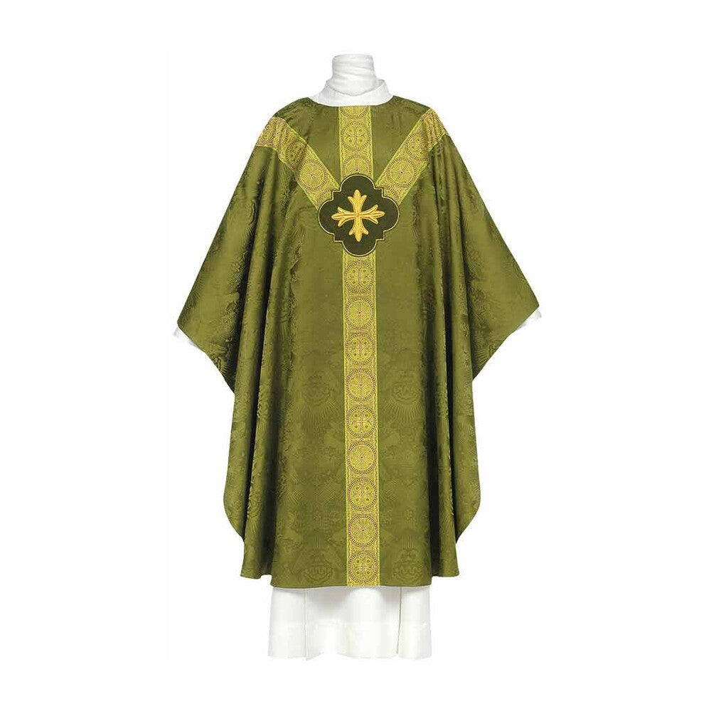 Chasuble with 'Cross' Monogram - Available in 8 Colours