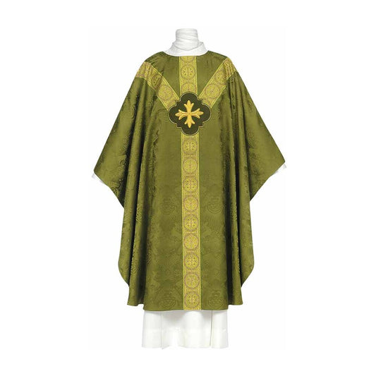 Chasuble with 'Cross' Monogram - Available in 8 Colours