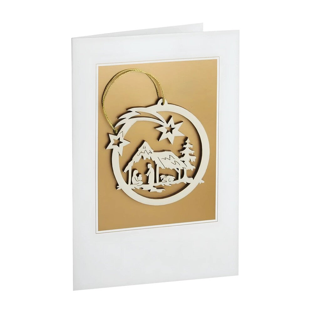 Holy Family with Star Christmas Card