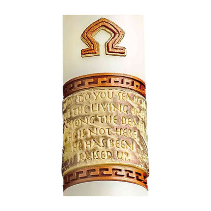 Luke 24 Paschal Candle