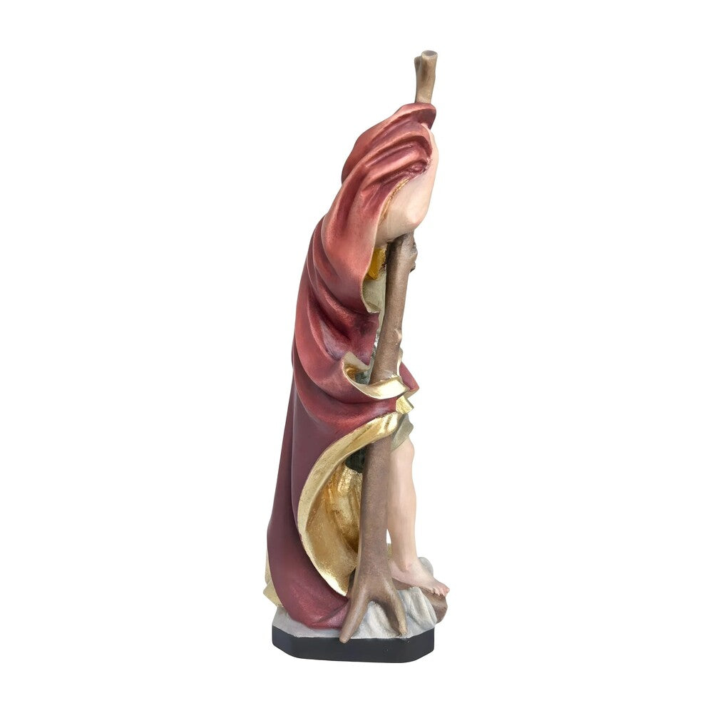 Saint Christopher, Patron Saint of Travelers, Wood Carving from Val Gardena