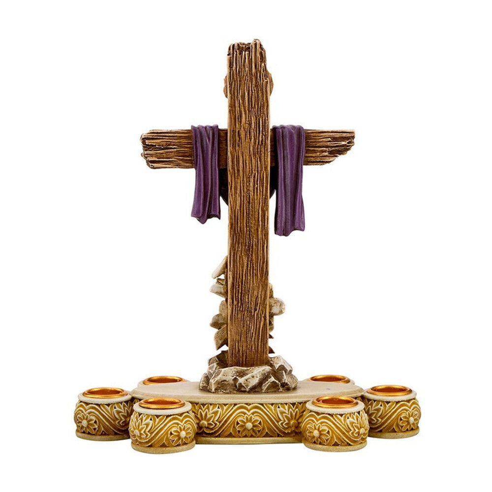 Lenten Cross Candleholder