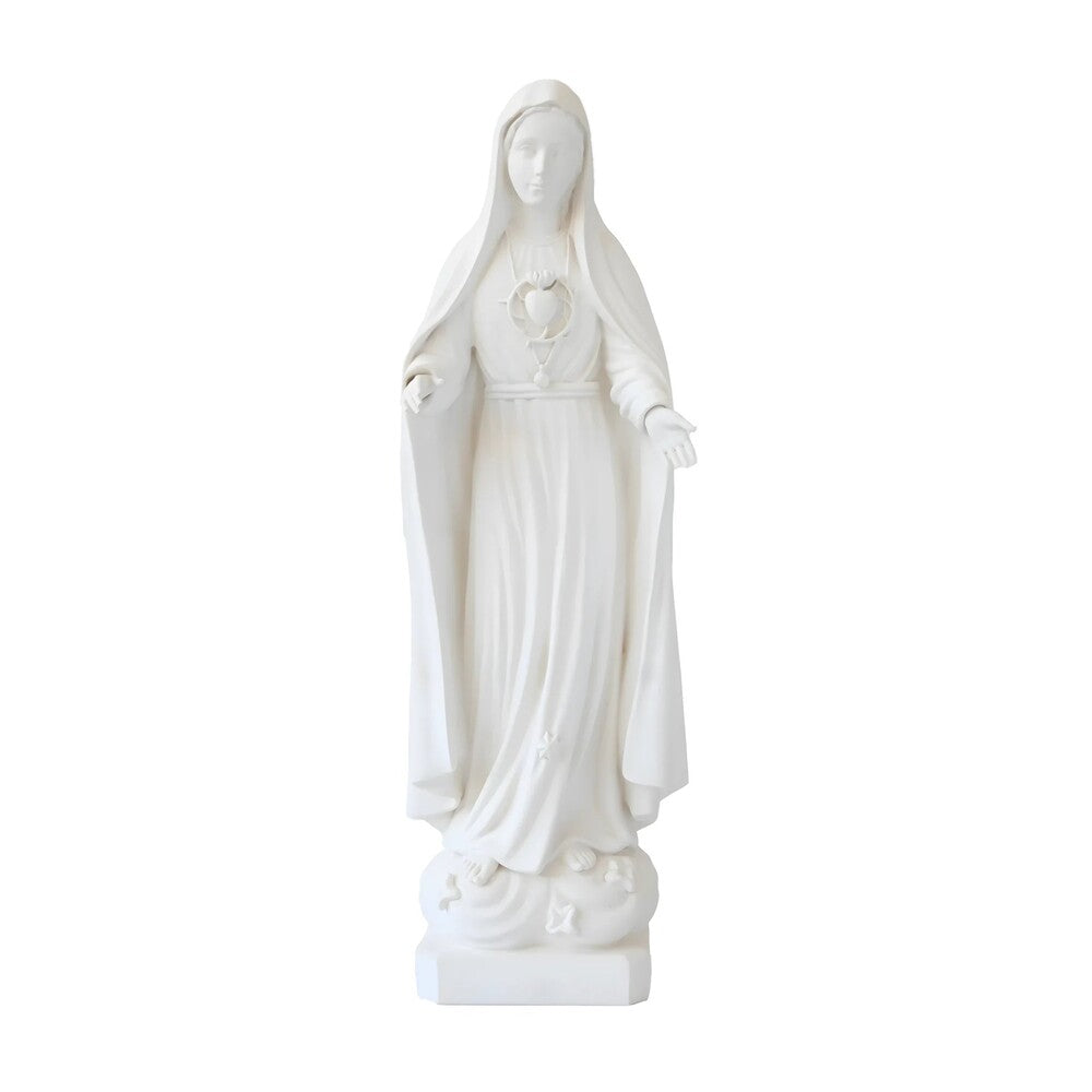 Original Hand-Painted Fiberglass Statue of Our Lady of Fatima | Val Gardena Sacred Art