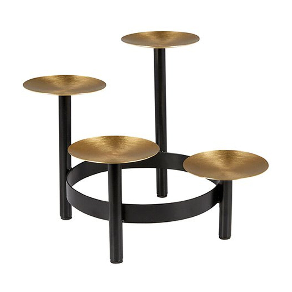 Advent Tier Candleholder with Brass Bobeches