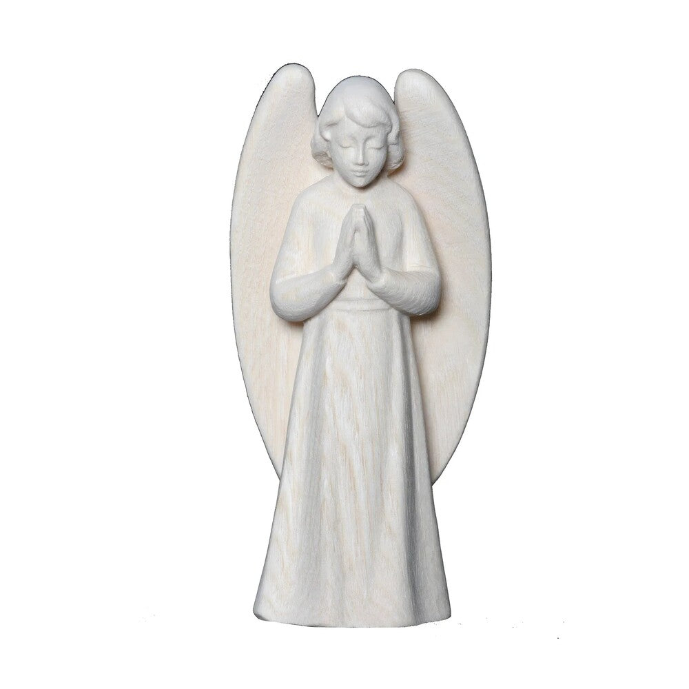 Praying Angel Carved in Maple Wood from Val Gardena