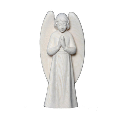 Praying Angel Carved in Maple Wood from Val Gardena