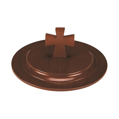 Walnut Stain Wood  Stacking Bread Plate Lid