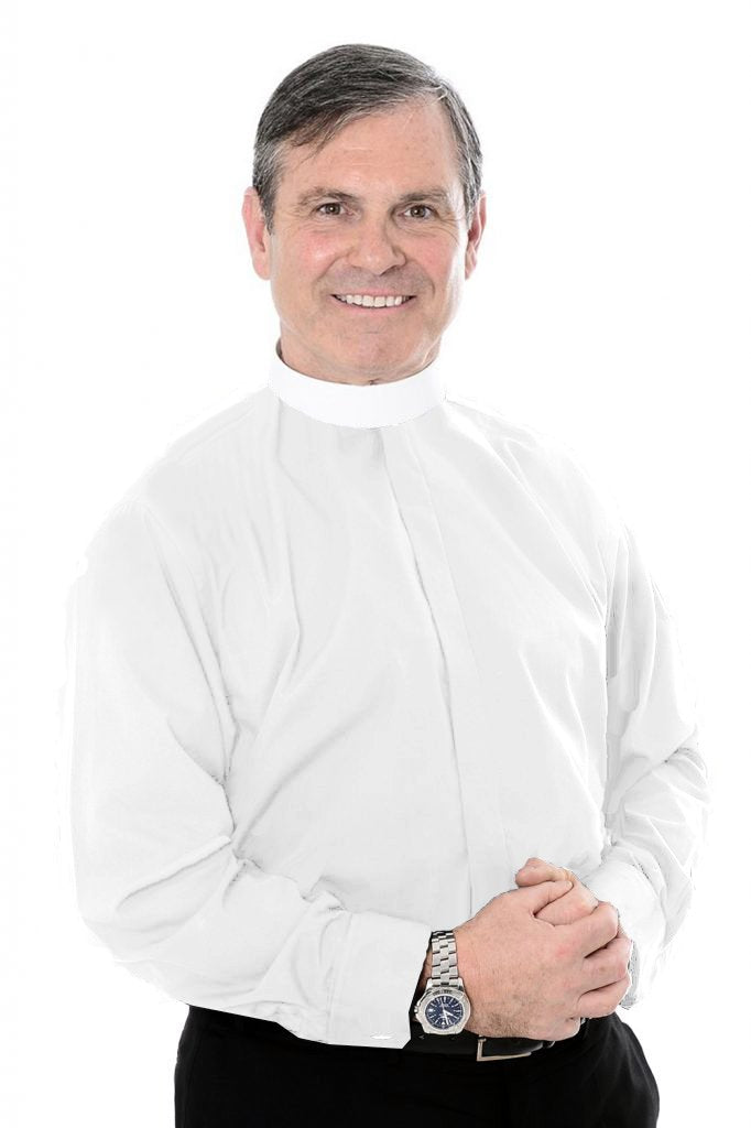 Tunic Fly Front Clerical Shirt - Long Sleeve