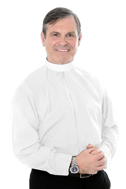 Tunic Fly Front Clerical Shirt - Long Sleeve