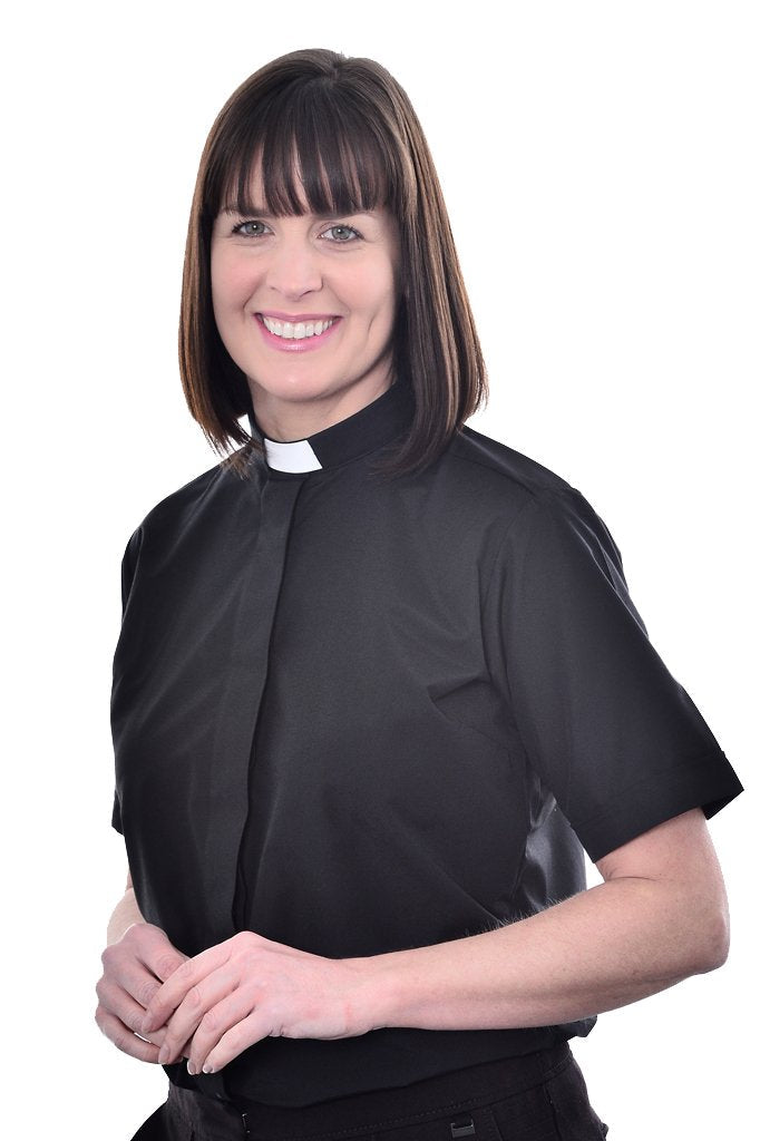 Women's Eco Tunnel Clerical Shirt - Short Sleeve