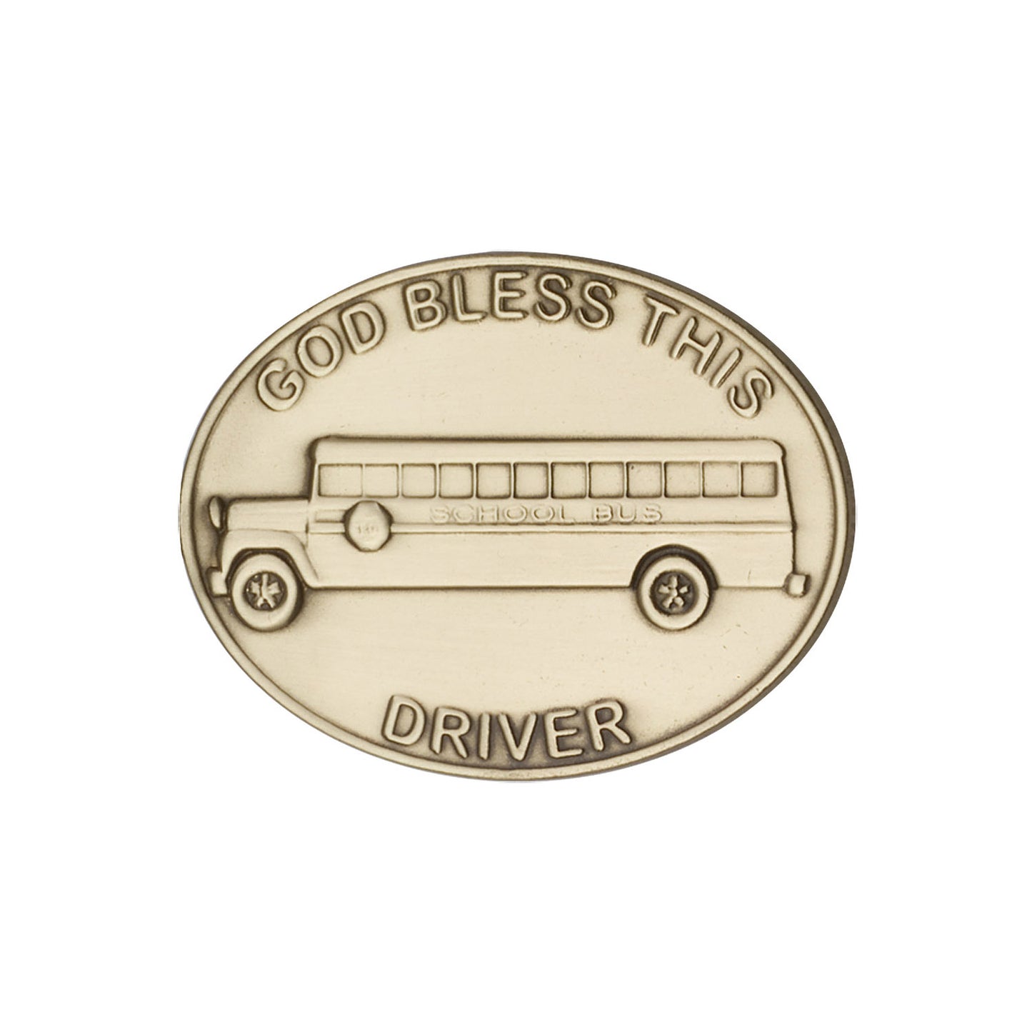 God Bless This Bus Driver Visor Clip